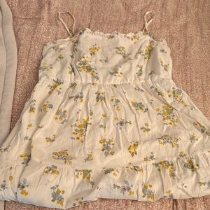 Wild Fable White Floral Dress